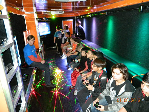 video game party bus price