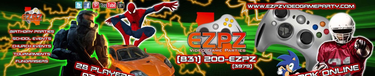 The Central Coast's Premier Mobile Video Game Truck for Birthdays & Fundraisers | EZPZ Video Game Parties